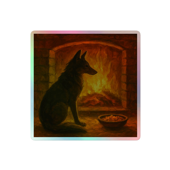 Track 12 – Querido Coyote | Holographic Sticker product image (2)