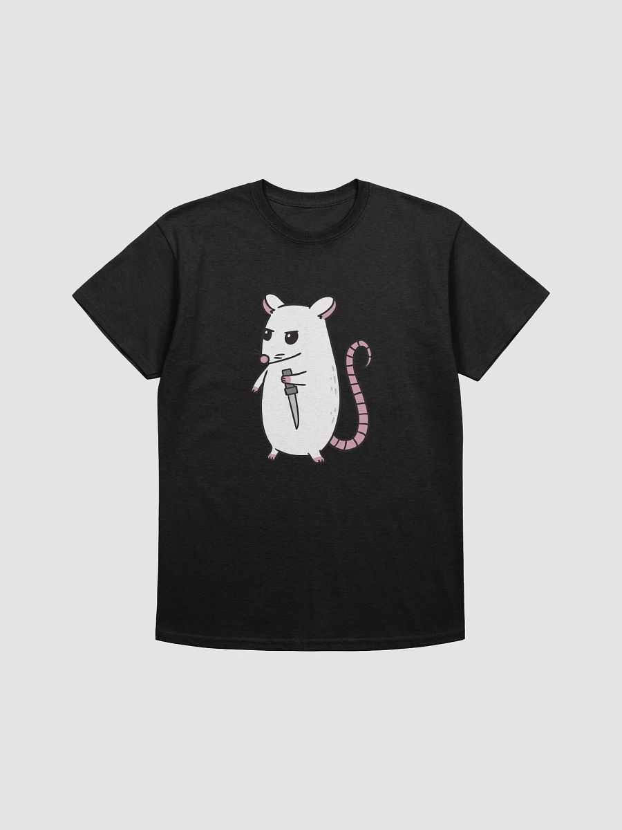 Mouselander Dagger-Wielding Mouse Cartoon T-Shirt product image (1)