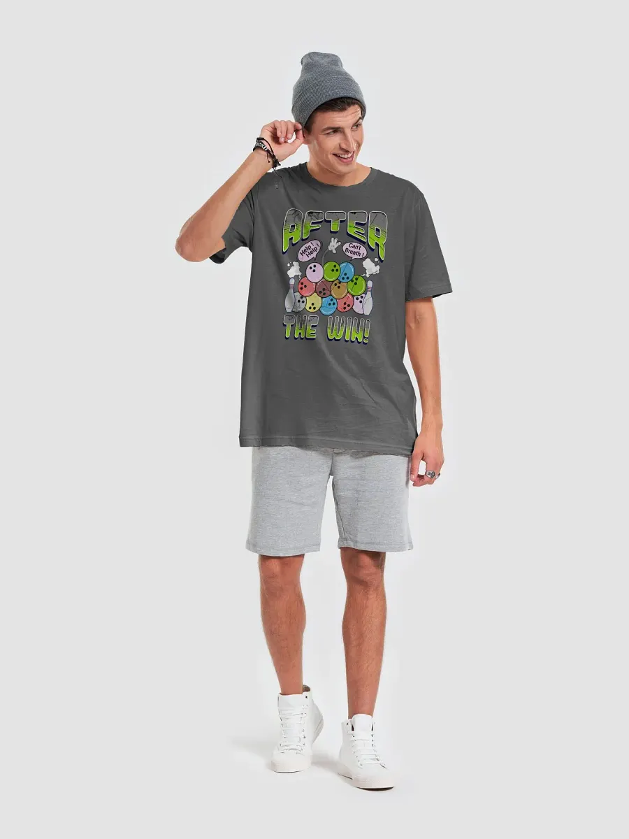 After The Win Bowling Balls Cartoon T-Shirt product image (6)