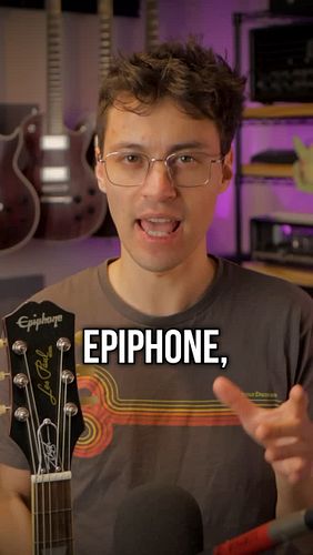 Guitar of the Day! Taking a look at Joe Bonamassa’s 9834759th Epiphone signature model, the 1955 Les Paul Standard in the “ex...