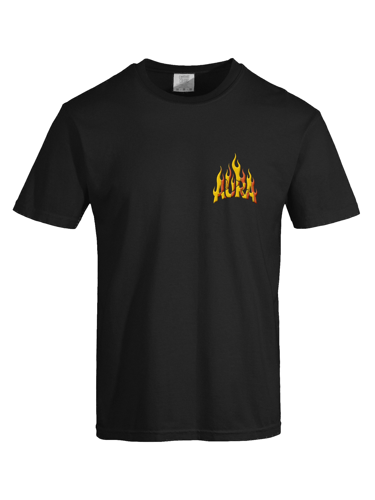 AURA Vibes Fire Print T-Shirt product image (28)