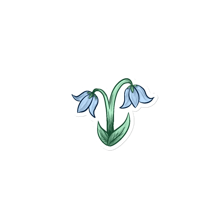 Bluebell Die Cut Magnet product image (2)