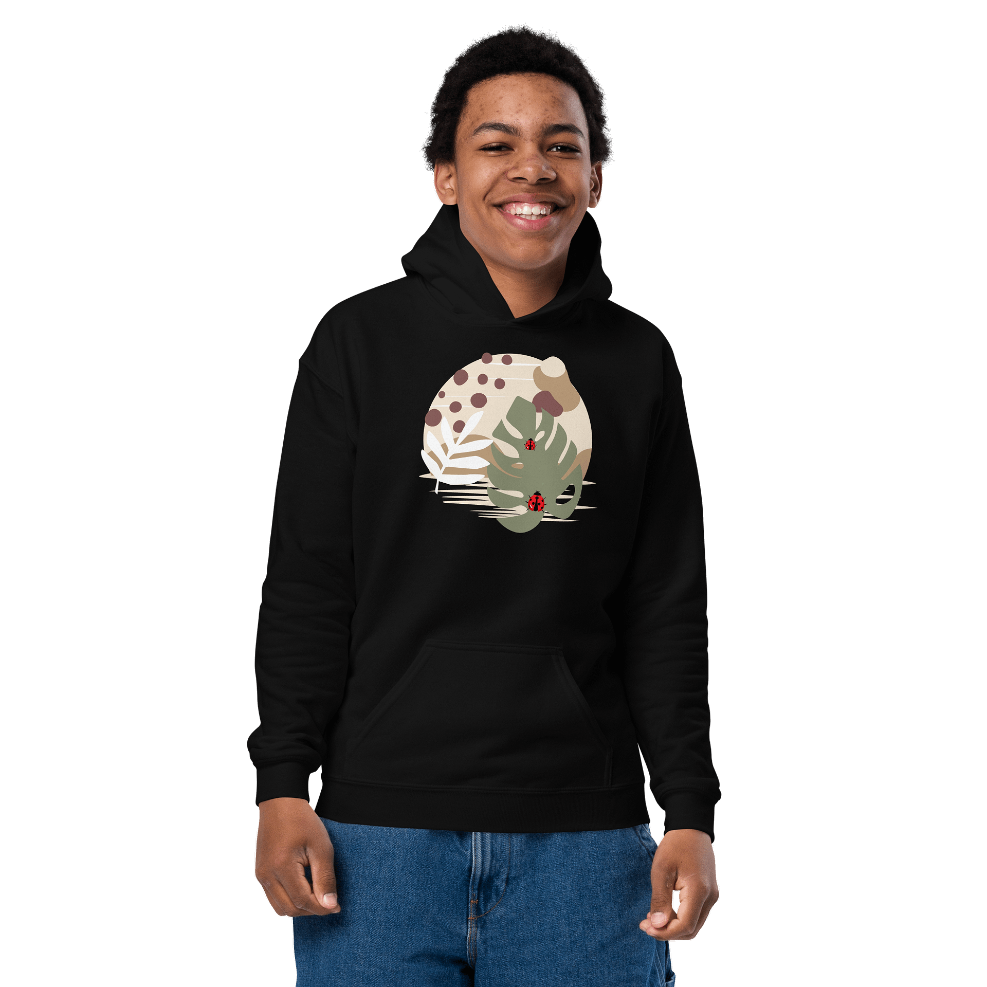 Organic Shapes Youth Hoodie product image (2)