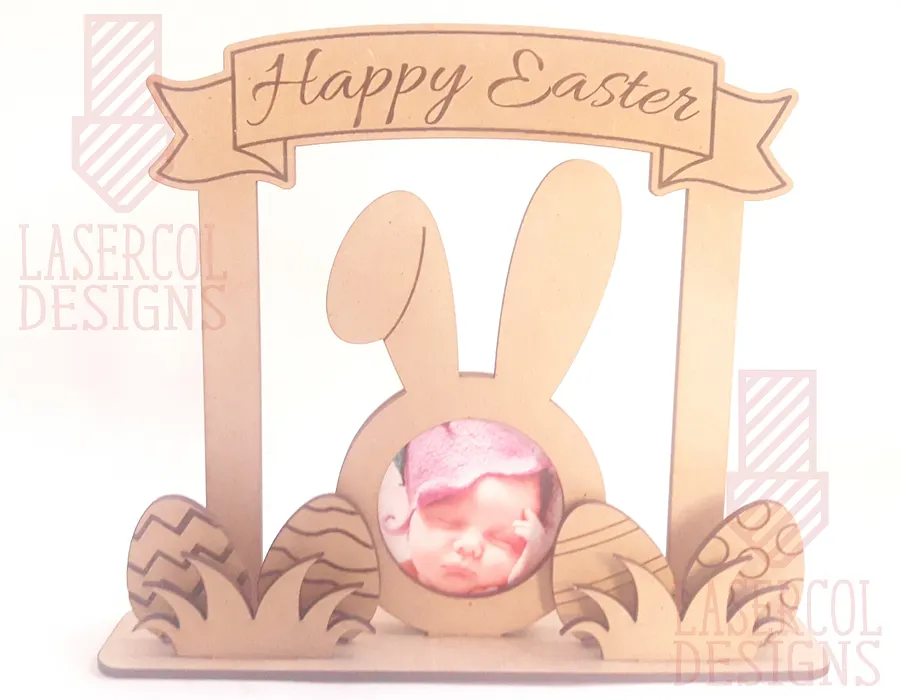 Easter Bunny Photo Frame - Laser Cut Files product image (8)