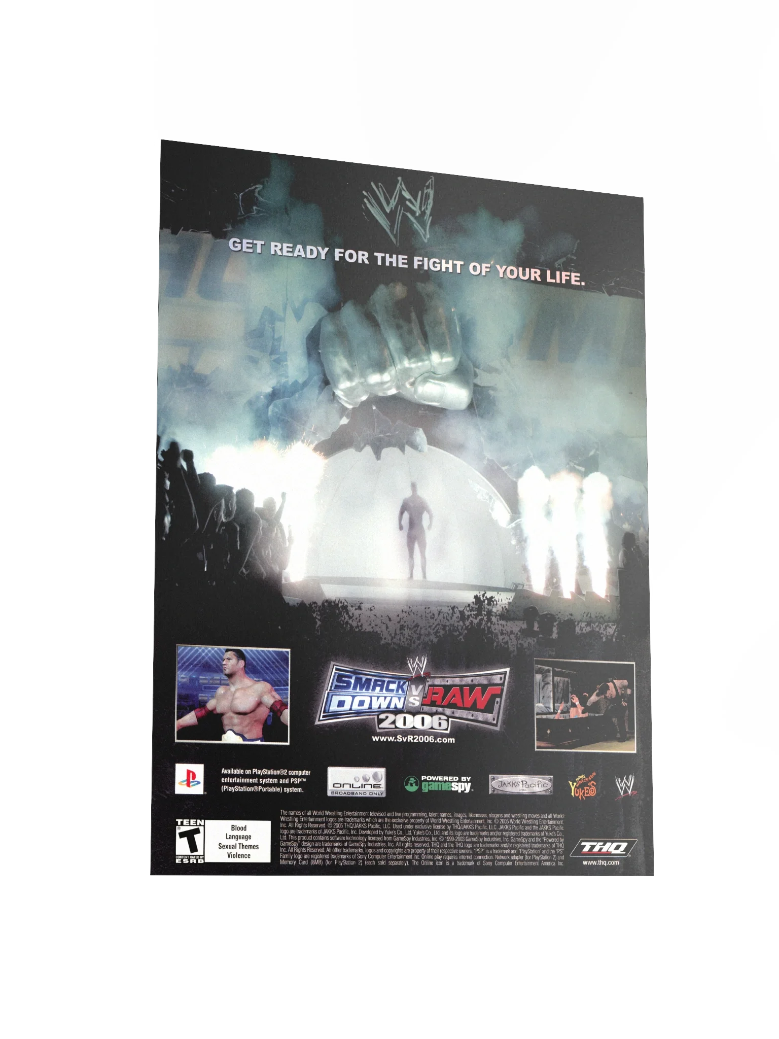 SmackDown! VS Raw 2006 - Promotional Poster/Flyer product image (3)