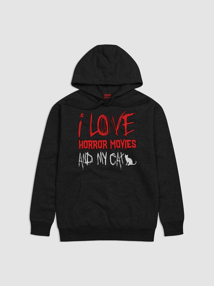 I Love Horror Movies And My Cat Hoodie product image (5)