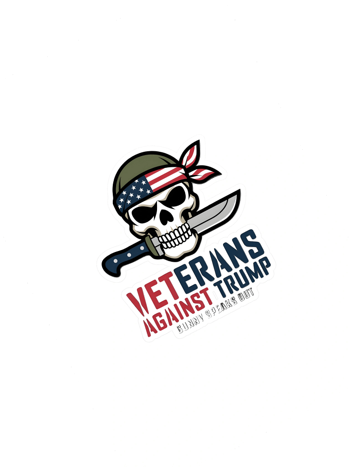 Vets Against Trump Kiss Cut Sticker Sheet product image (1)