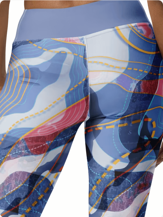 Tectonic map-Yoga Leggings product image (6)