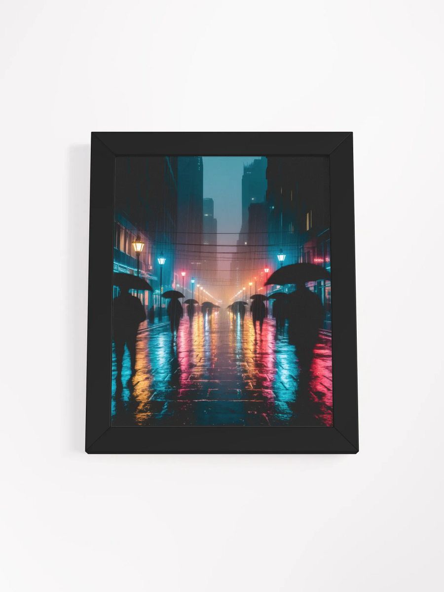 Rainy Night Cityscape Poster product image (2)
