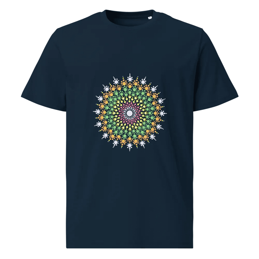 Pastel Dot Mandala Organic T-Shirt product image (1)