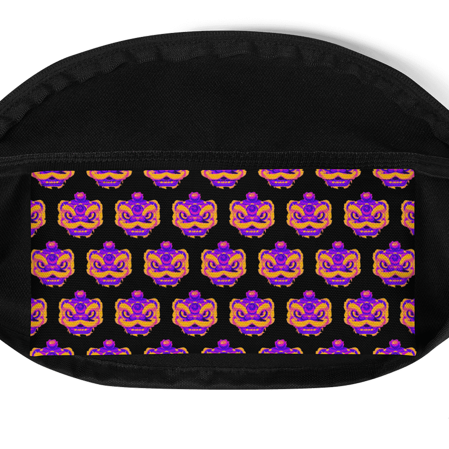 Dragon Head Mask All-Over Fanny Pack - Black product image (4)