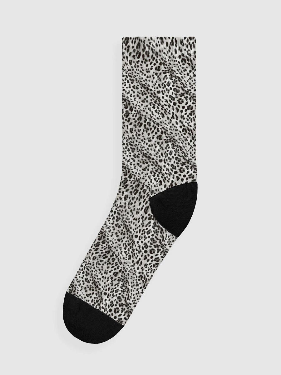 Grey Leopard Socks product image (1)