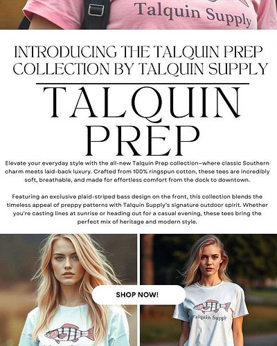 Talquin Prep..
Now Available on website
.
.
#talquinsupply #talquin #laketalquin #preppy