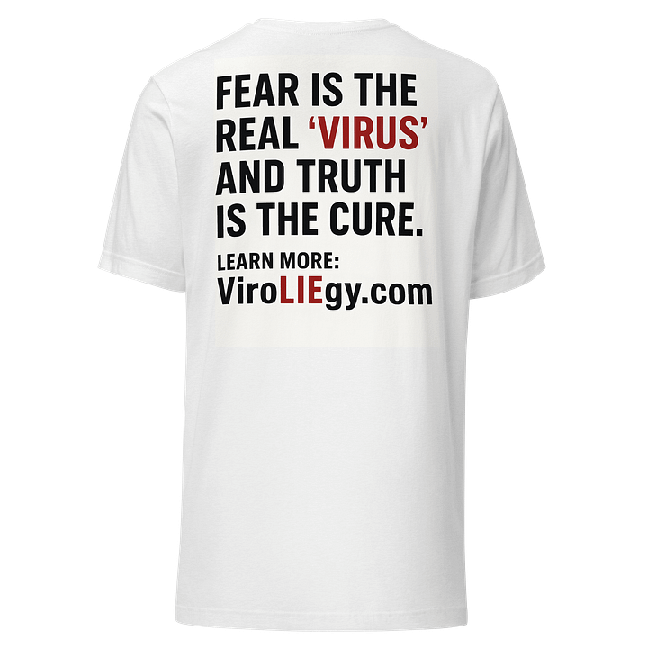 No "Virus" Zone Cartoon T-Shirt White product image (2)