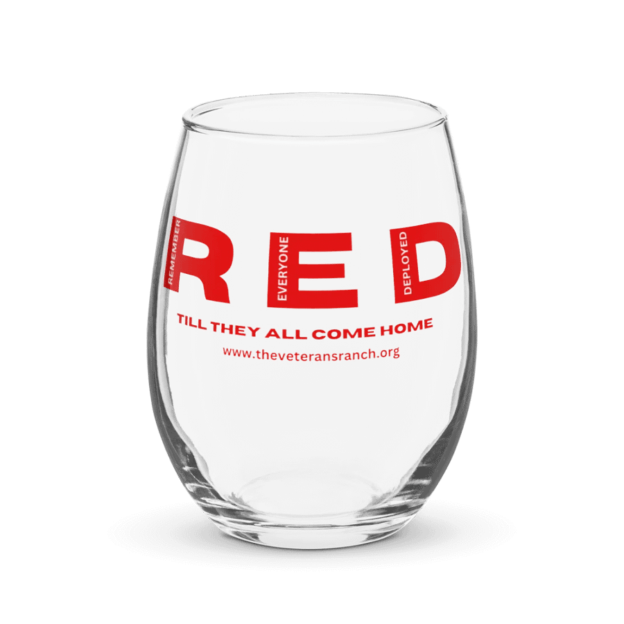 Remember Everyone Deployed Stemless Wine Glass product image (2)