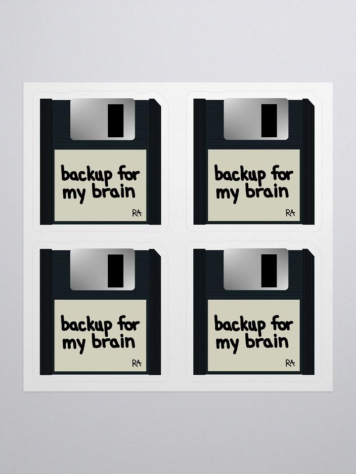 Backup for My Brain - Sticker Set product image (1)