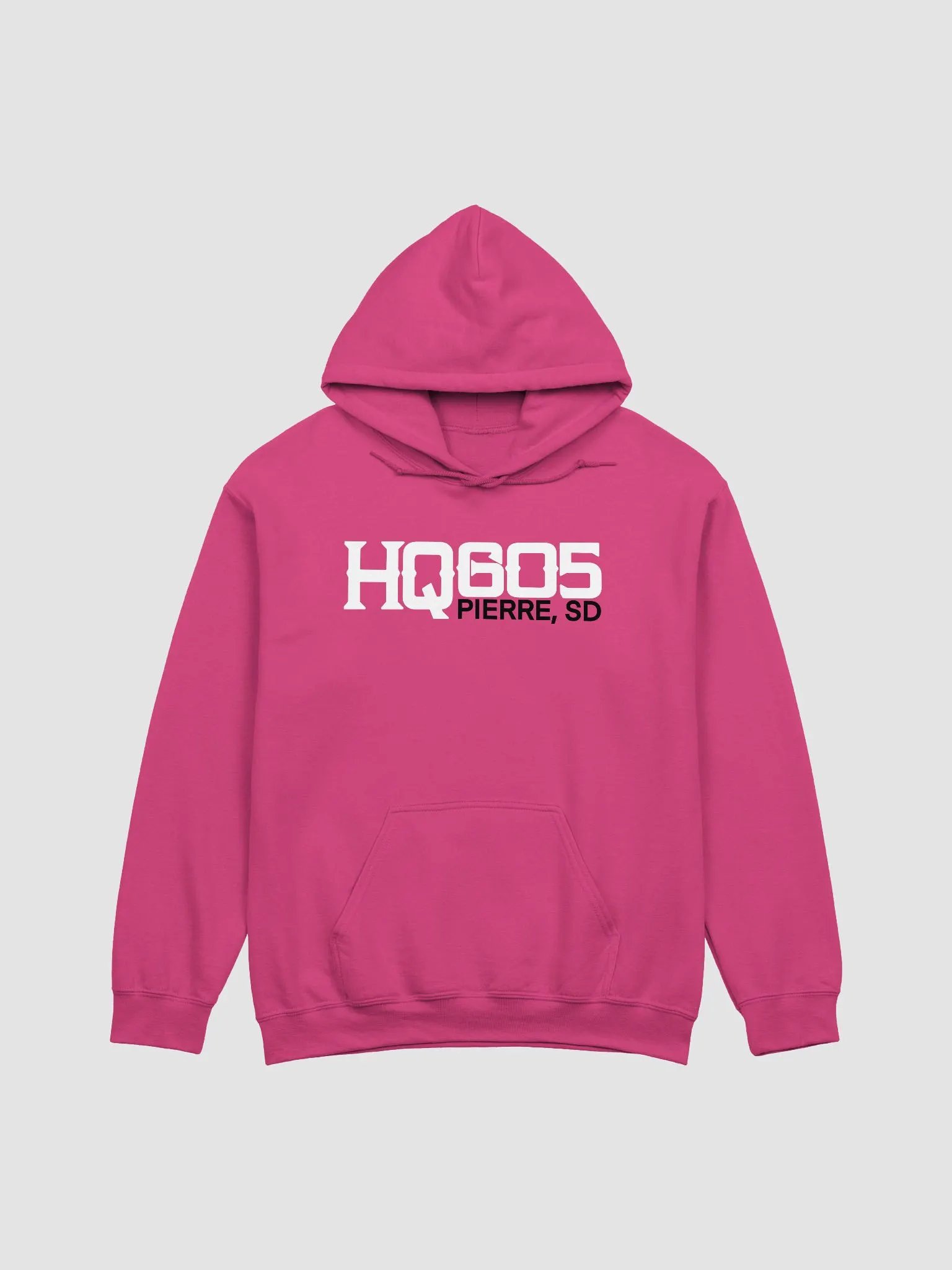 Hemp Quarters White Logo w/back Pink Hoodie. product image (1)