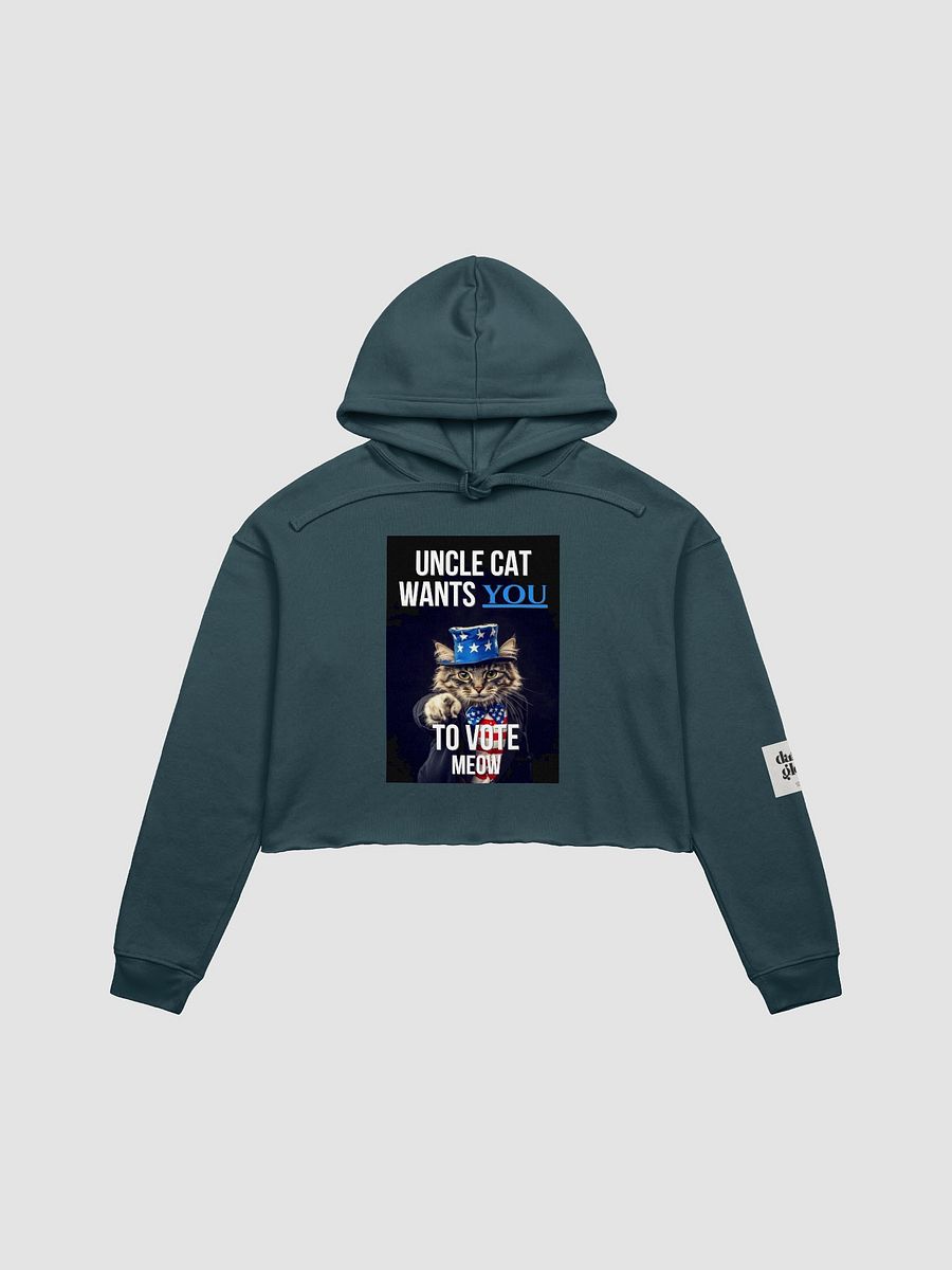 Uncle Cat Cropped Hoodie product image (2)