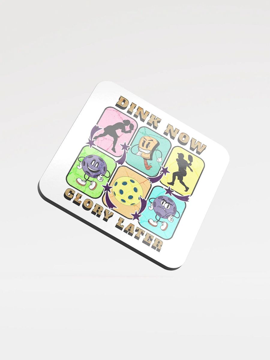 Dink Now Glory Later Pickleball Playful Party Coasters product image (2)