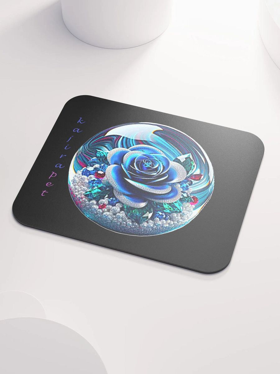 Blue Rose Marble Mousepad product image (3)