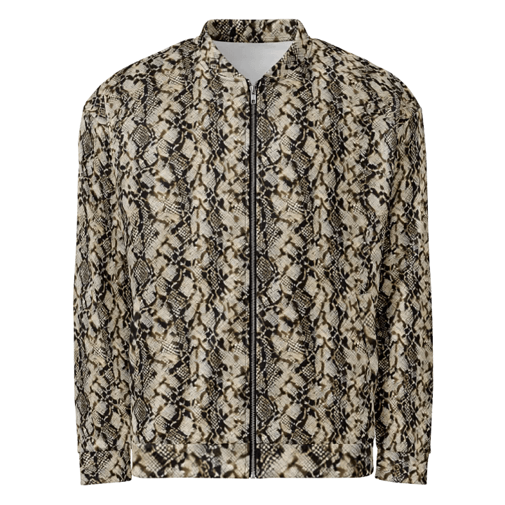Beige Snake Pattern Woman Jacket product image (1)