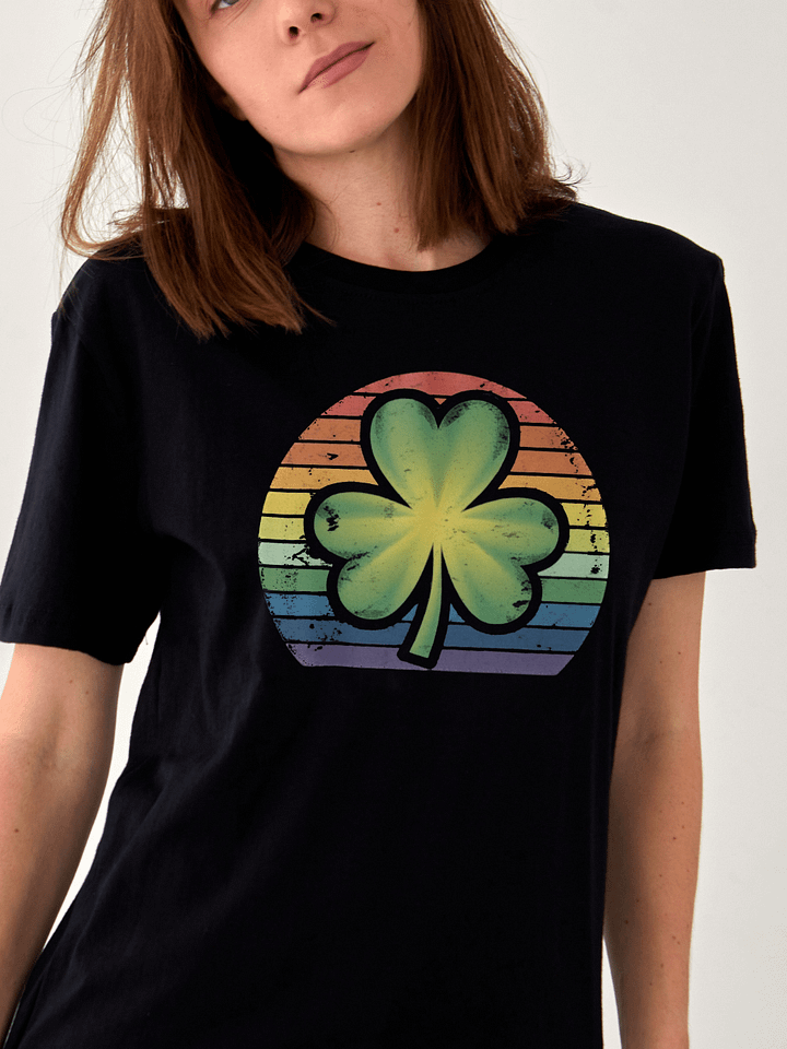 VINTAGE RETRO IRISH CLOVER SUNSET product image (1)
