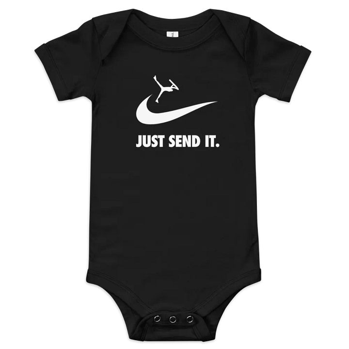 We Bodyboard // Just Send It Baby Bodysuit product image (1)