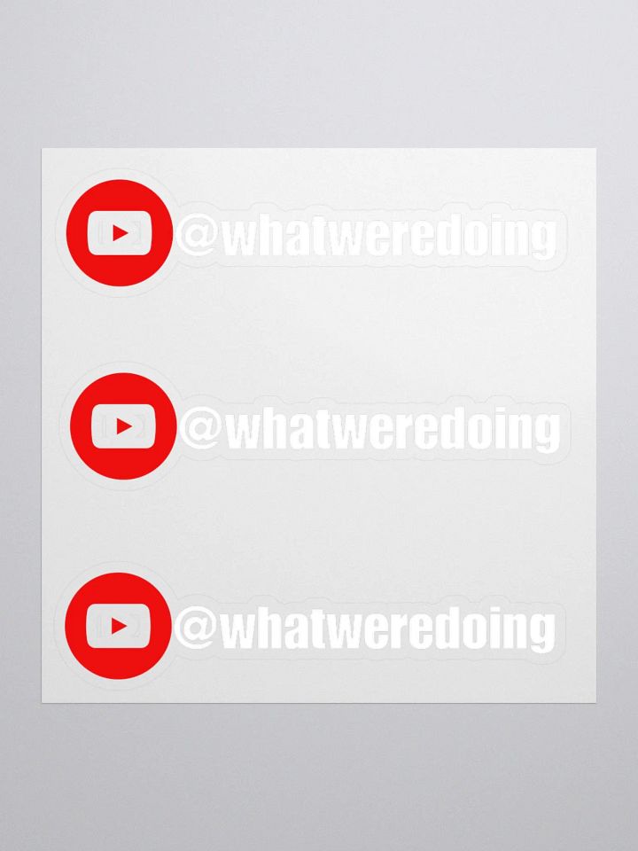 Spread the Word Stickers (White) product image (1)