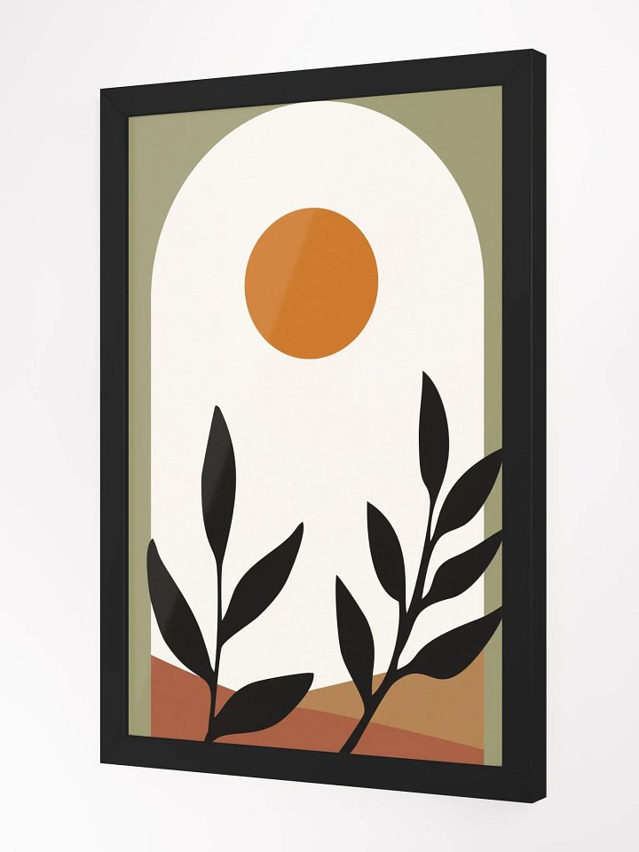 Serene Sunlit Oasis Framed Poster product image (7)