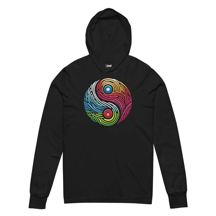 Yin-Yang Swirl Unisex Hooded Tee product image (2)