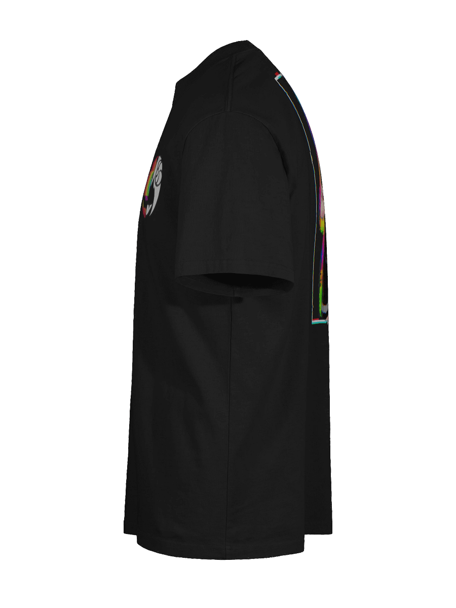 Classic RAENBOU Glitch Noir Oversized Tee product image (10)