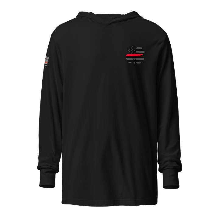 BLOODY RED LINE - Hooded Long Sleeve Tee product image (2)