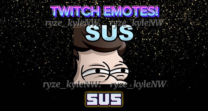 Twitch Emote SUS product image (1)
