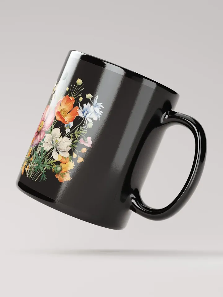 Floral Fiesta Black Mug product image (2)