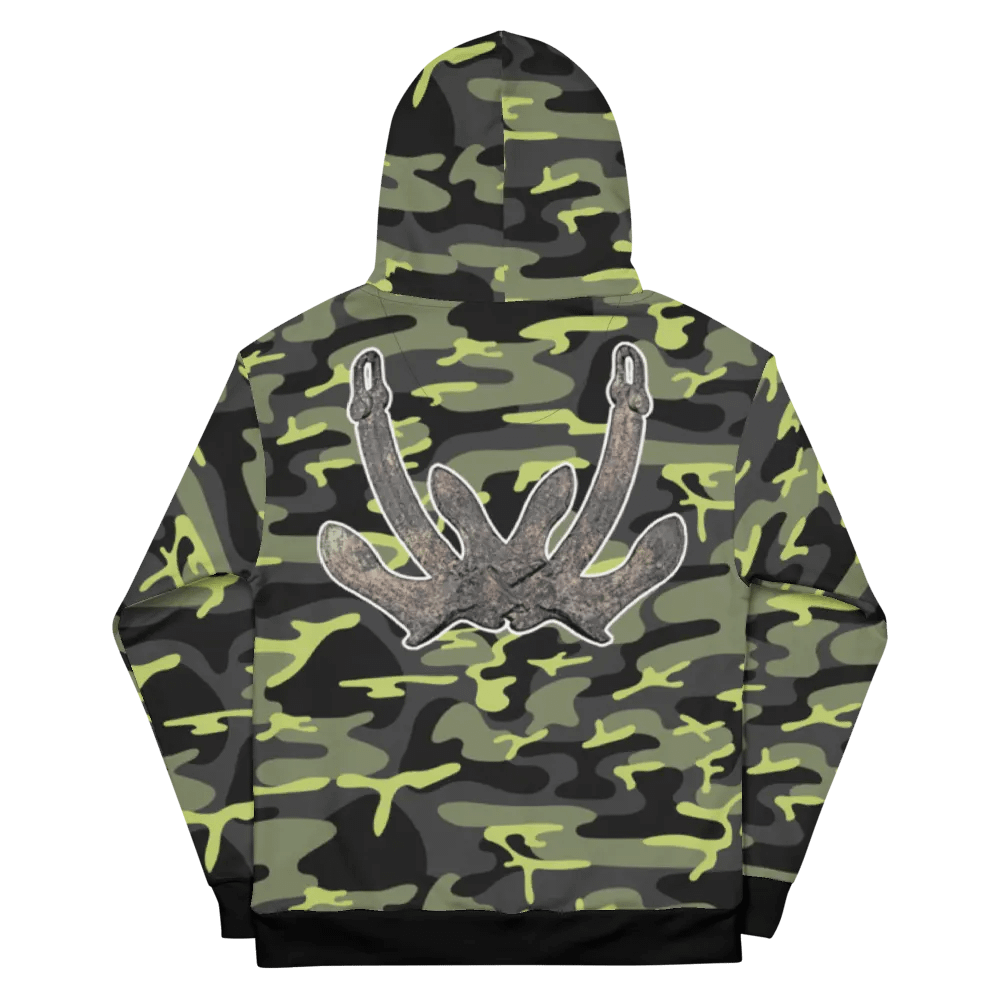 Green Camouflage Anchor Hoodie product image (11)