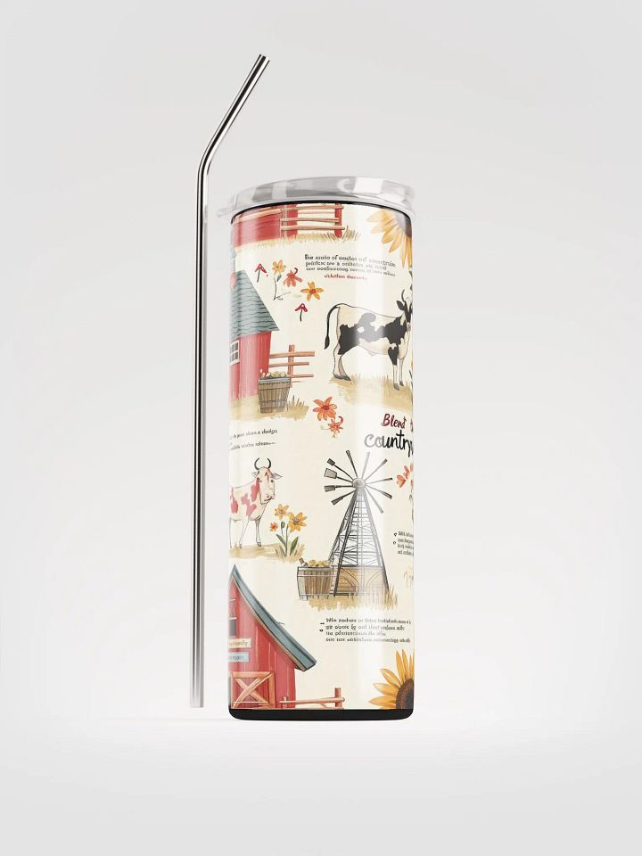 Moo-tiful Farm Life Tumbler: Sippin' with the Herd! product image (1)