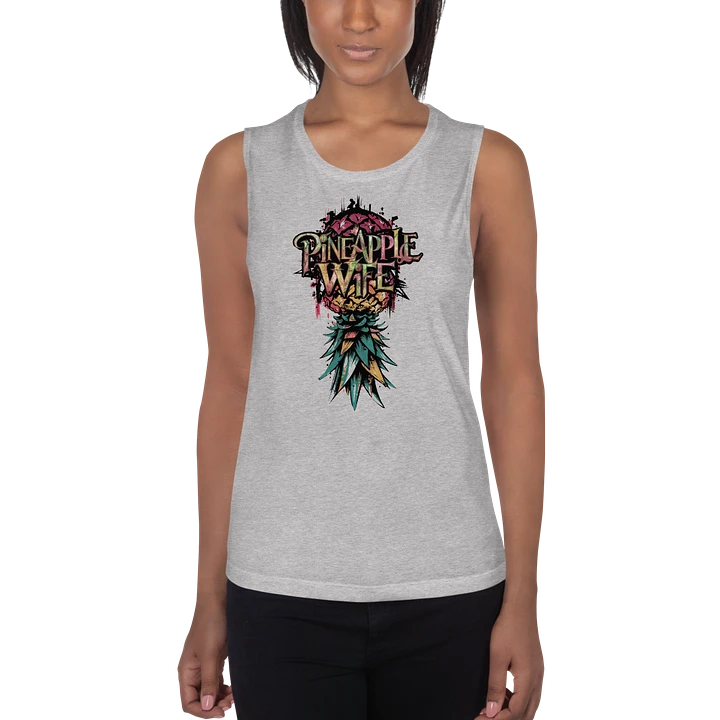 Pineapple Wife Urban Pineapple Flowy Muscle Tank product image (4)