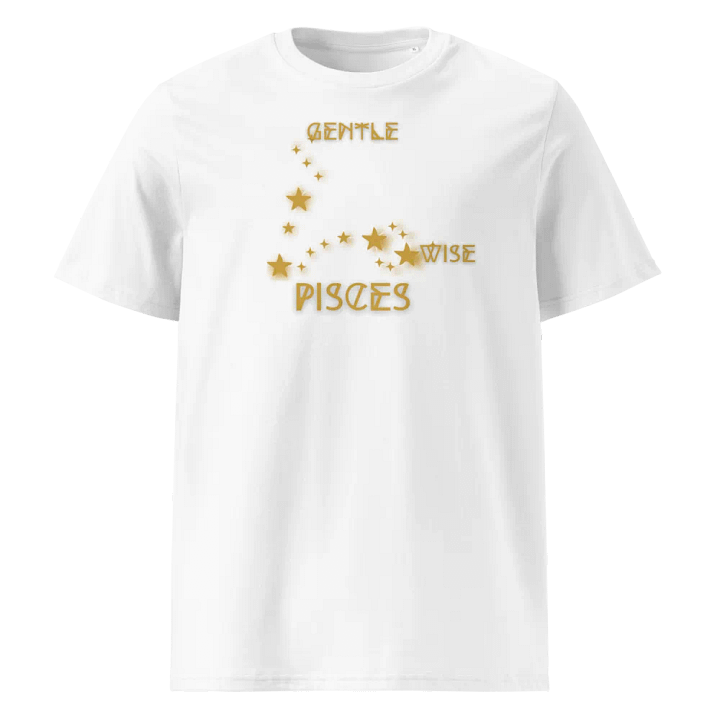 Pisces, Gentle & Wise, White Tee product image (1)