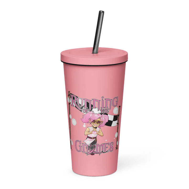 Running of the Gnomes Heart Racer- by Mischi -Drink Cup product image (13)