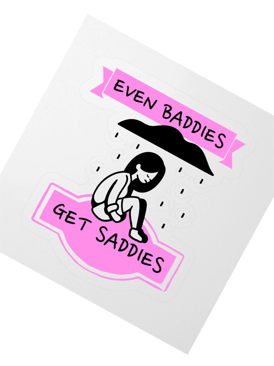 Baddies & SaddiesKiss Cut Stickers product image (5)