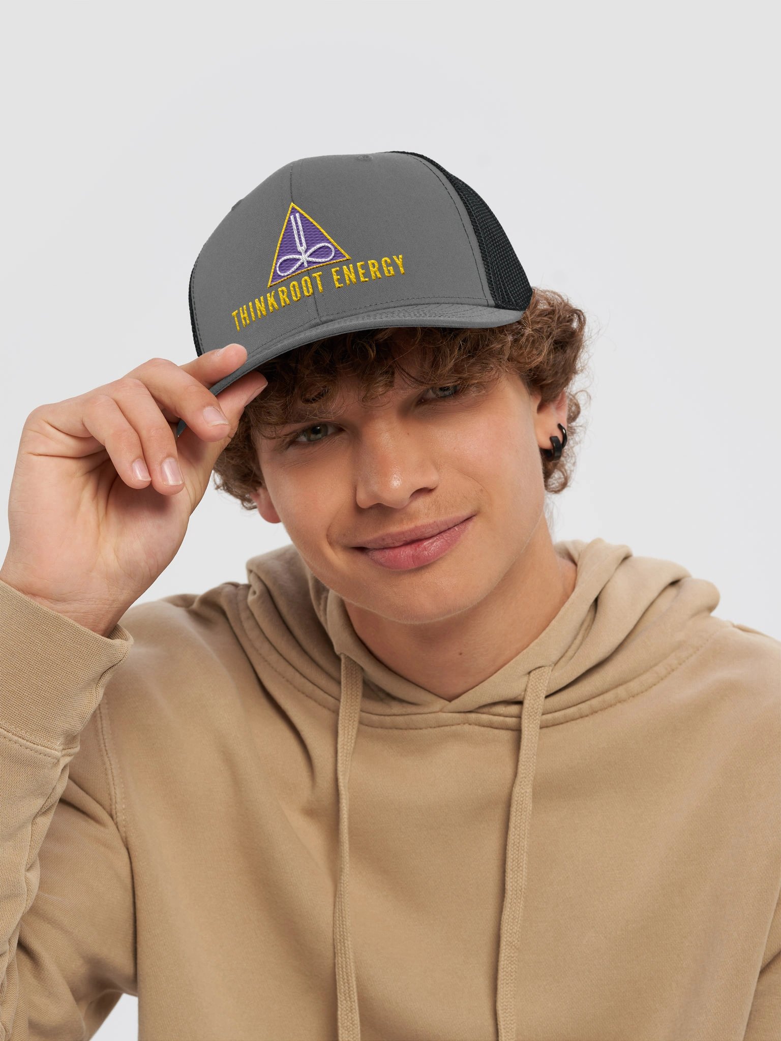 Thinkroot Energy Triangle Trucker Hat (Embroidered) product image (6)
