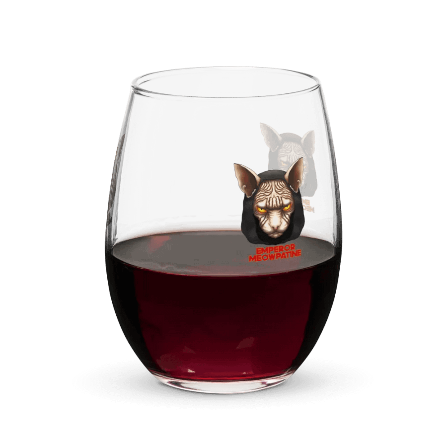 Emperor Meowpatine Wine Glass product image (5)