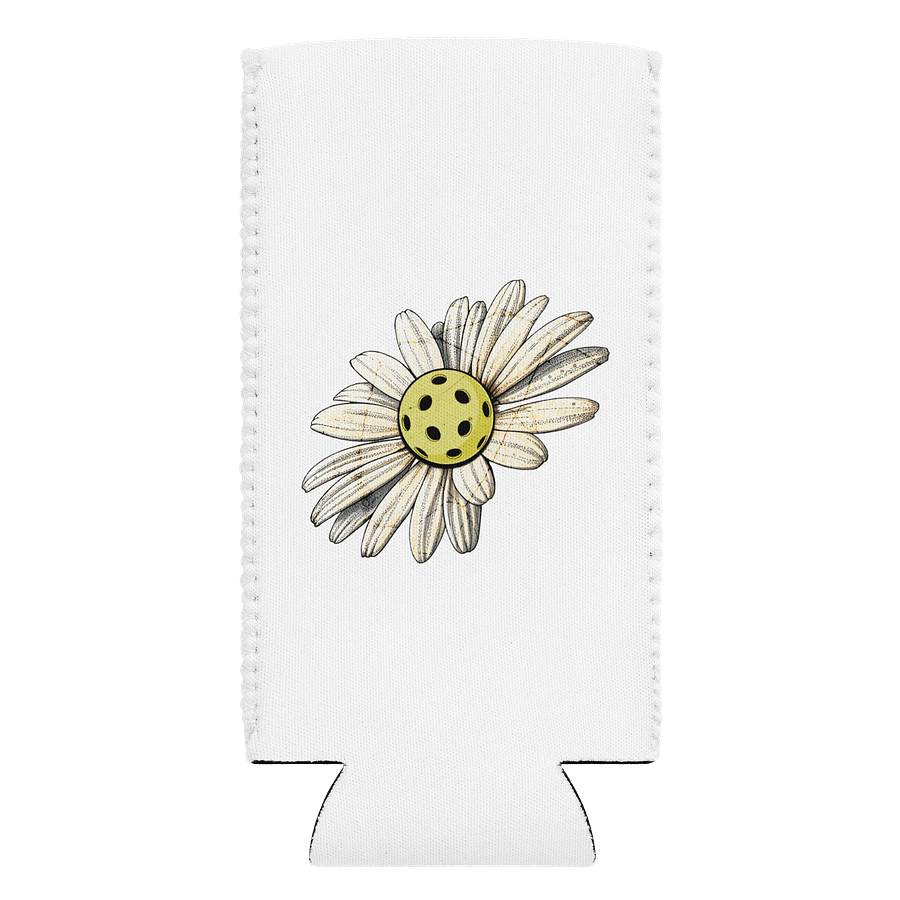 Flower Daisy Pickleball Sketchy Bloom Can Cooler product image (1)