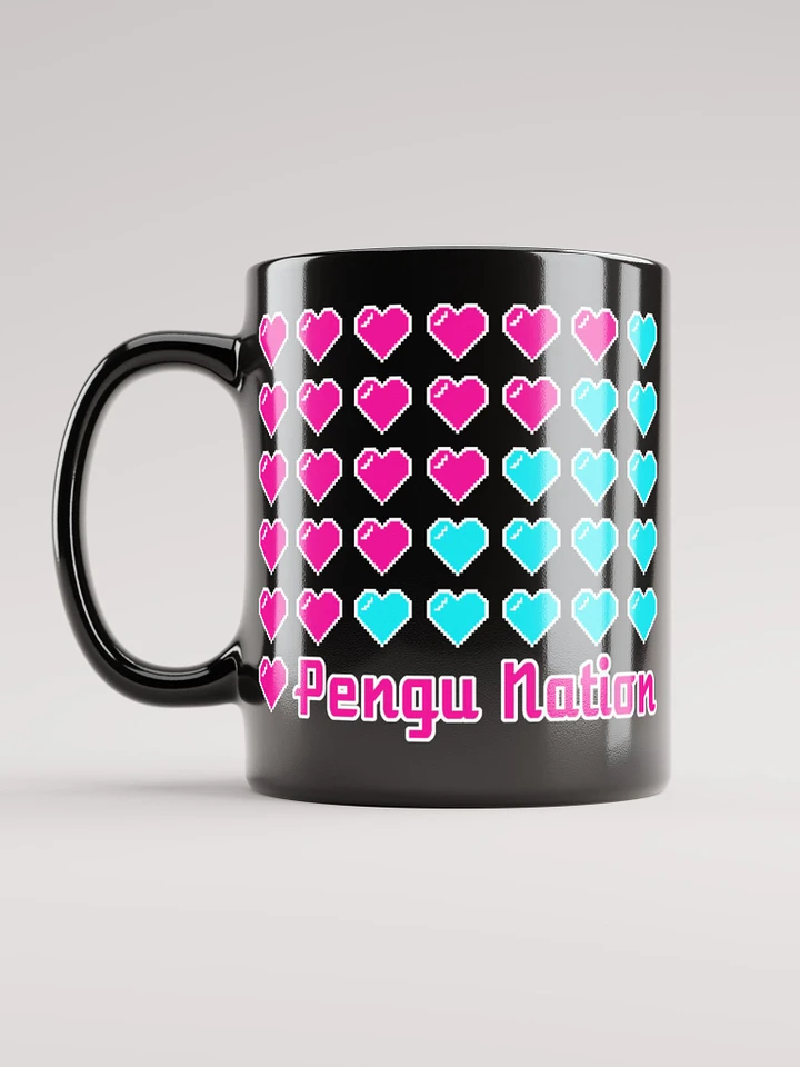 Pengu Love Mug Black product image (1)