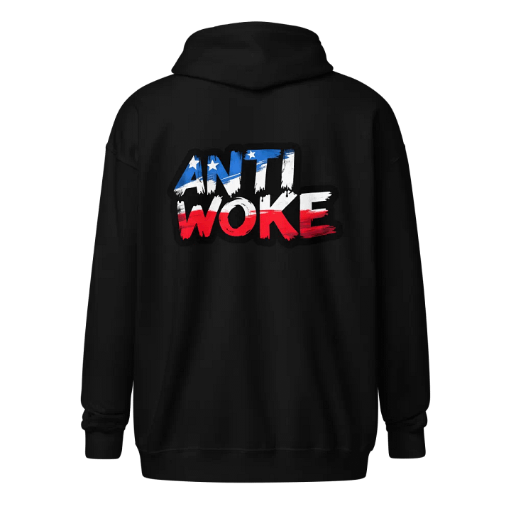 Zip Hoodie: Anti Woke product image (2)