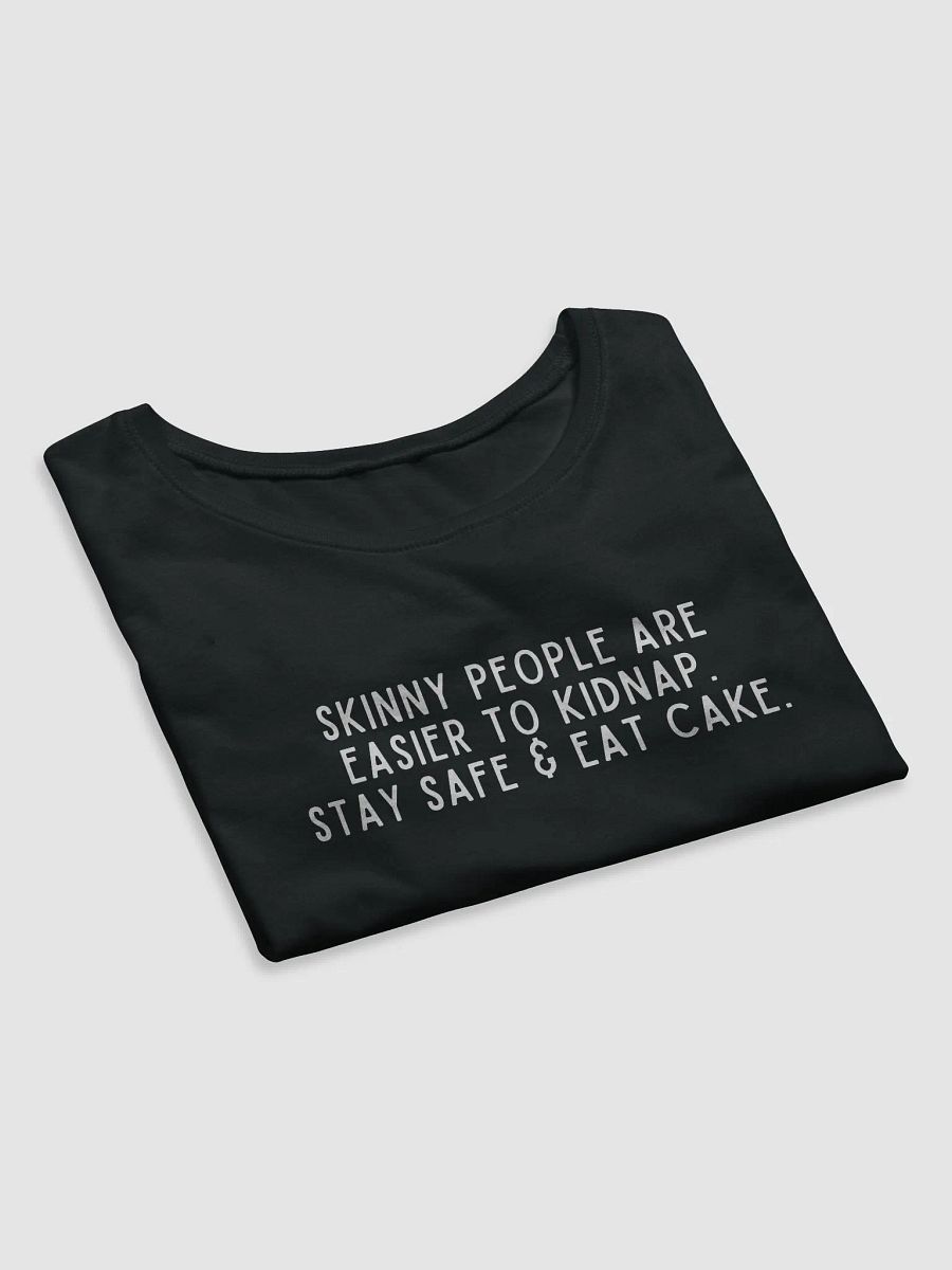 Skinny People Are Easier Crop Tee product image (3)