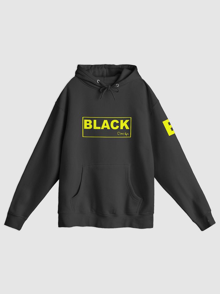 Black By Omega - Yellow | Premium Pullover Hoodie product image (1)