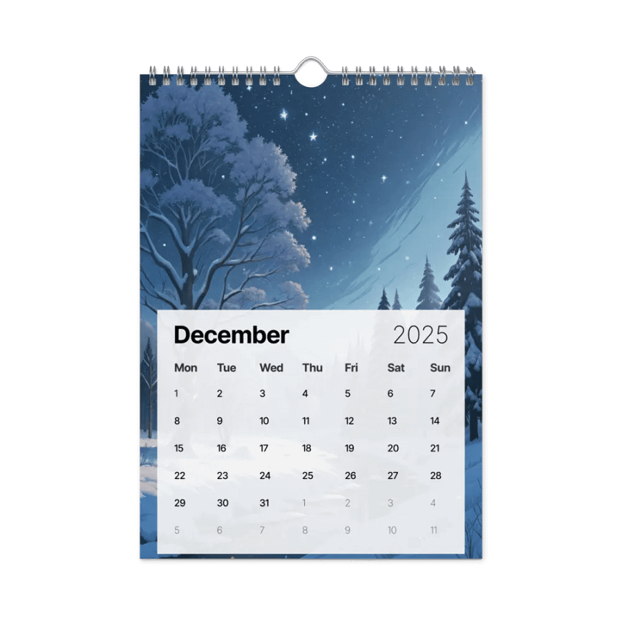 MAGICAL ANIME SEASONS WALL CALENDAR 2025 product image (4)
