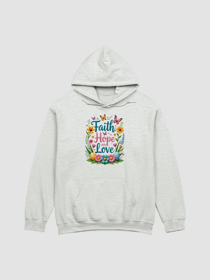 Faith Hope and Love Floral Hoodie product image (12)