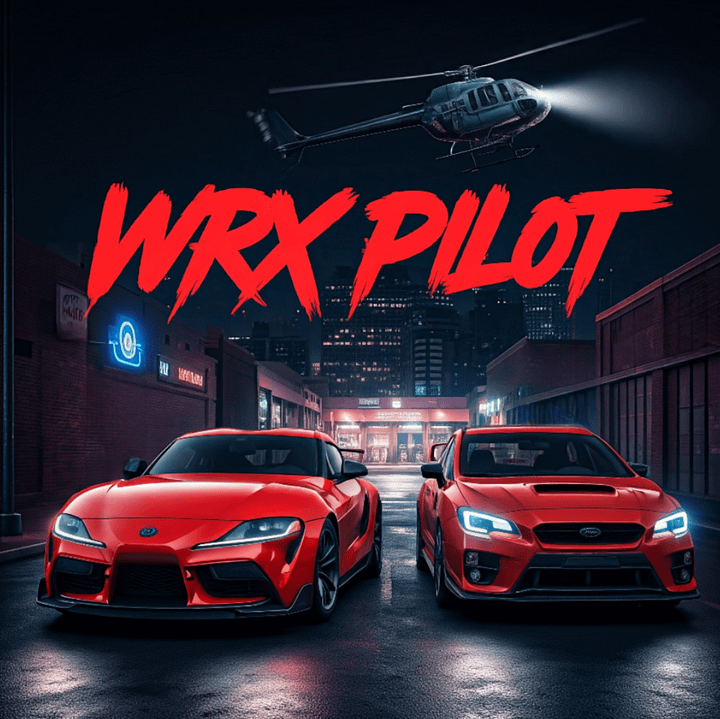 WRX.PILOT x Supra Sticker 3x3 product image (1)